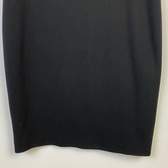 Burberry 100% Wool Black Sheath Dress Vintage Authenticated Size 8 - Picture 5 of 14